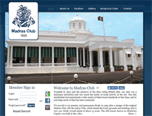 Tablet Screenshot of madrasclub.org